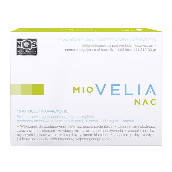 Miovelia NAC, kapsułki, 15 szt.
