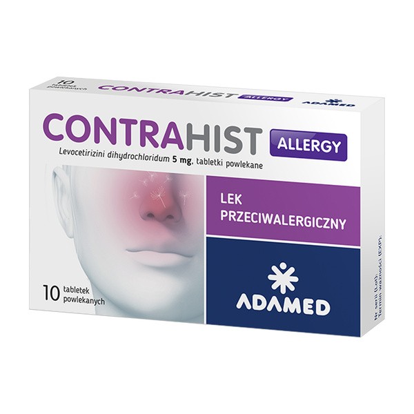 Contrahist Allergy, 5 mg, tabletki powlekane, 10 szt.