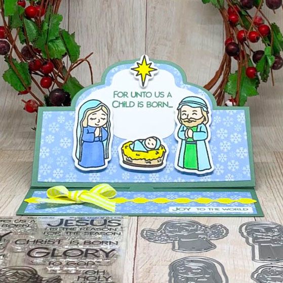 Mini Nativity Clear Stamp Set