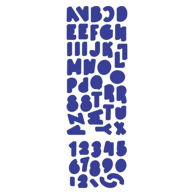 alphabet4CreativeDex .75 Inch Alphabet & Numbers Stamp and Die Bundle