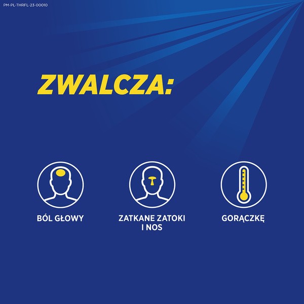 Theraflu Zatoki, 650 mg+10 mg, proszek do sporządzenia roztworu doustnego, 14 saszetek