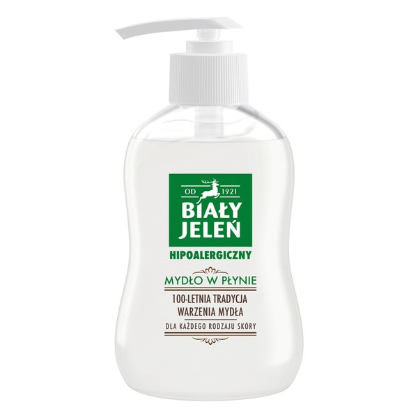 Biały jeleń, mydło w płynie, pompka, 300 ml