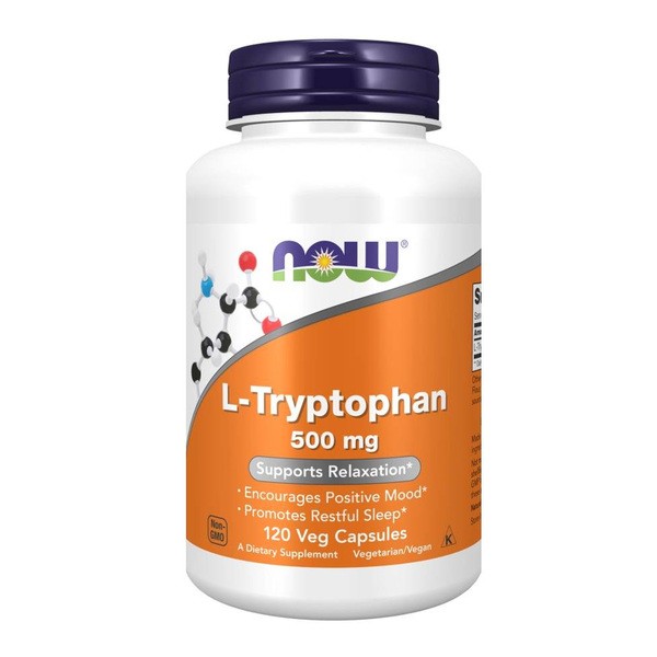 Now Foods L-Tryptophan 500 mg, kapsułki, 120 szt.