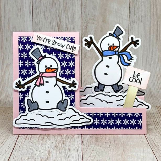 snowyscene2stamp Clear Stamp Set