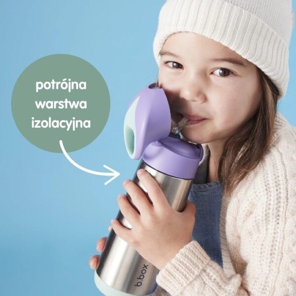B.box, Bidon termiczny Blue Slate, 500 ml, 1 szt.