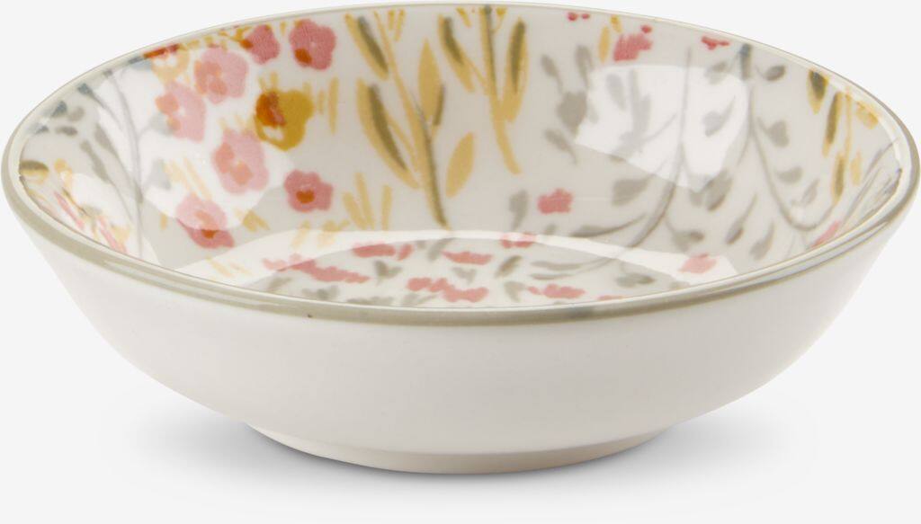 EMIL EMIL skål Ø10xH3cm porcelæn med blomster