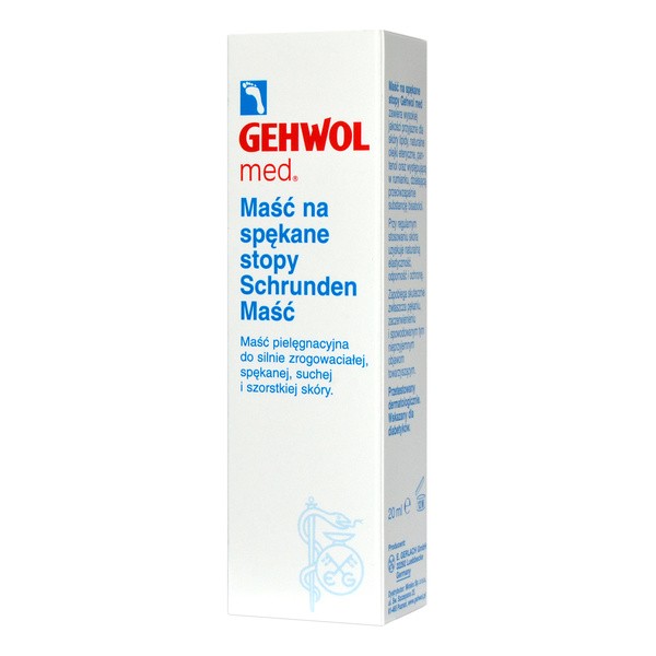 Gehwol med Schrunden, maść do zrogowaciałych stóp, 20 ml