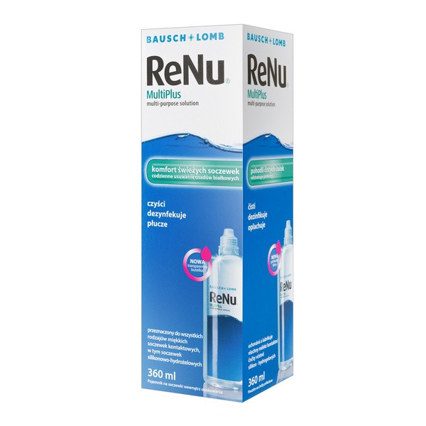 ReNu Multiplus, płyn do soczewek, 360 ml