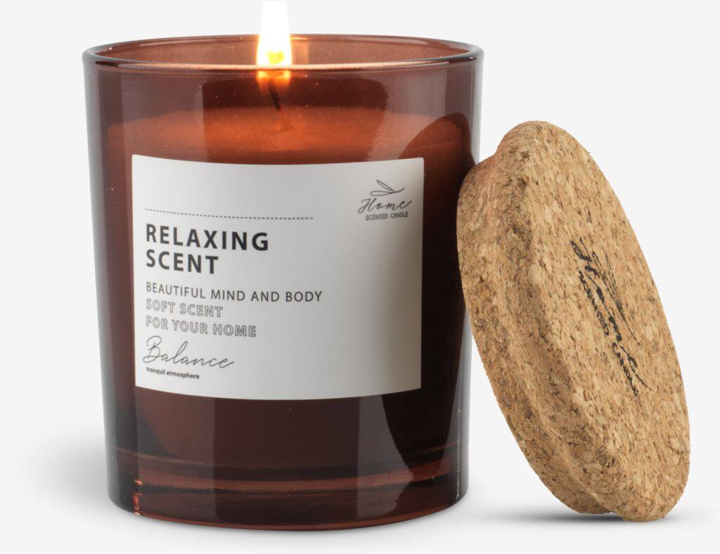 JENS JENS duftlys Ø7xH8cm med låg