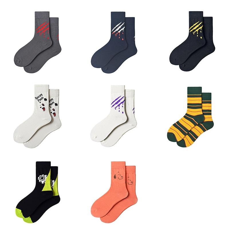 Unisex Streetwear Damskie skarpetki Dzikie przesadzone kolory Pary skarpetki damskie do jazdy na deskorolce 1 para Dropshipping Supplies