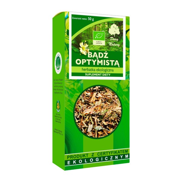 Dary Natury, Bądź Optymistą, herbatka ziołowa, 50 g