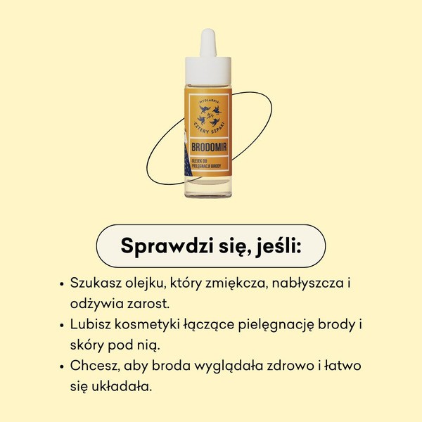 Mydlarnia 4 Szpaki, Brodomir, olejek do pielęgnacji brody, 30 ml