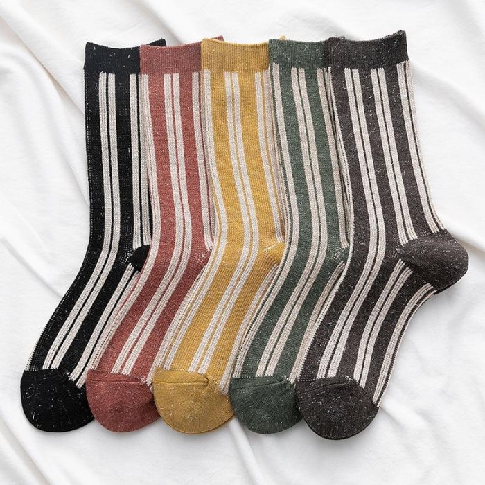 striped socks designer harajuku woman calcetines women skarpetki meias meia calcetas mujer divertidas streetwear cool chaussette