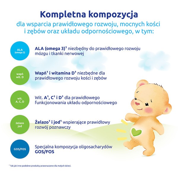 Bebiko Junior 3 NUTRIflor Expert, odżywcza formuła na bazie mleka, powyżej 1. roku życia, proszek, 600 g