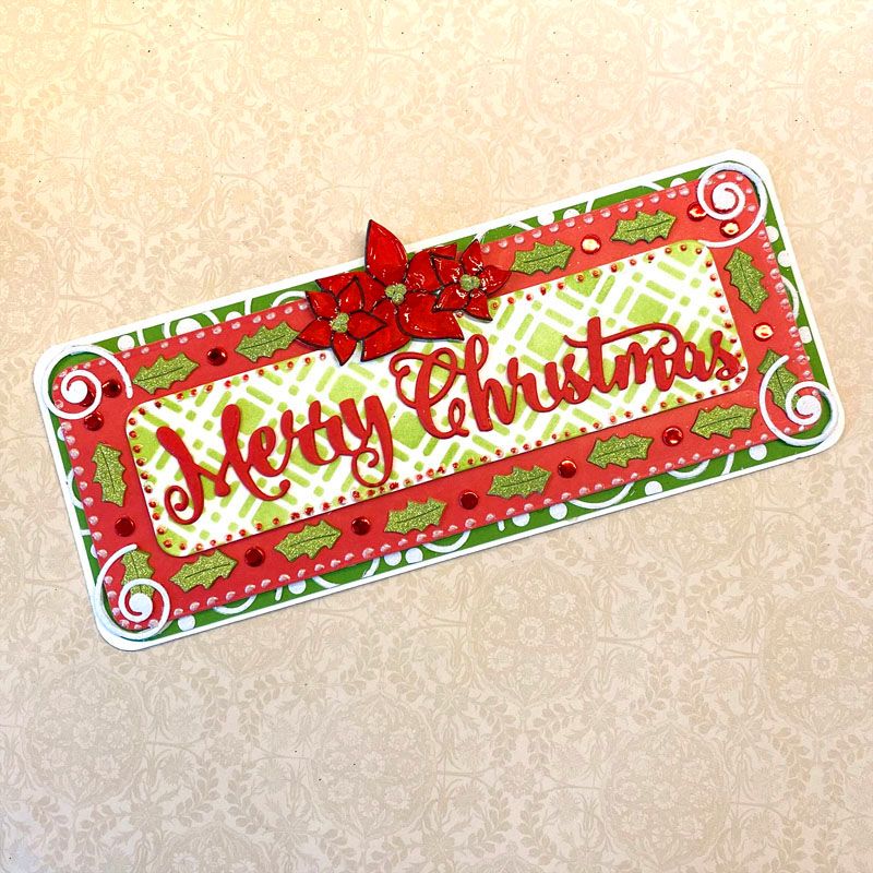 moreHollywreath2stamp Clear Stamp Set