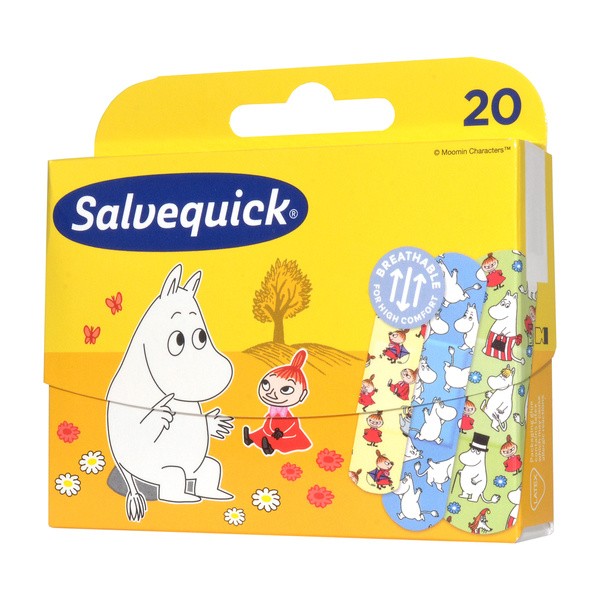 Salvequick Moomin, plastry dla dzieci, 20 szt.