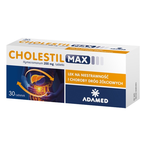 Cholestil Max, 200 mg, tabletki, 30 szt.