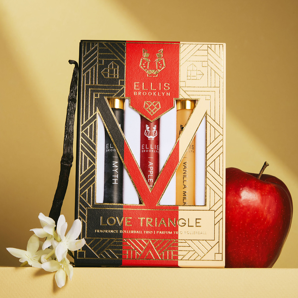 Ellis Brooklyn Love Triangle Rollerball Trio (3 x 10 ml)