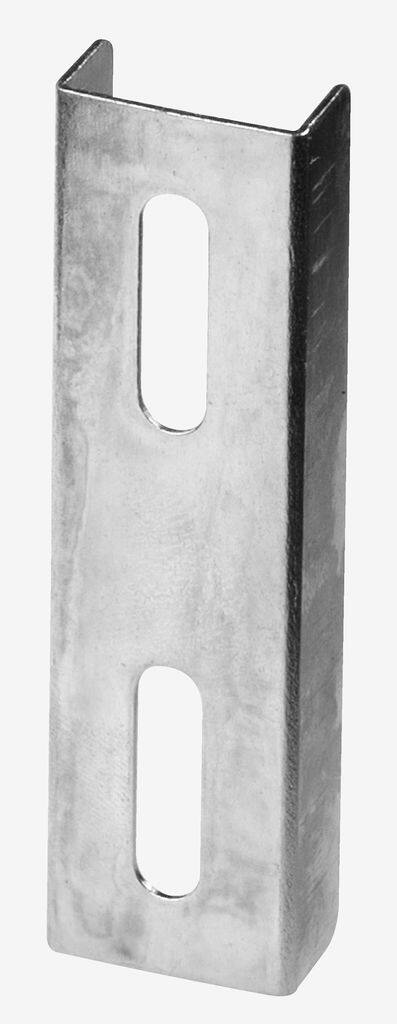 Forbindelseselement til gardinstang i aluminium