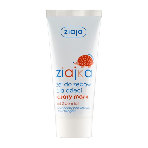 Ziaja Ziajka, czarodziejski żel do zębów dla dzieci, czary mary, 50 ml