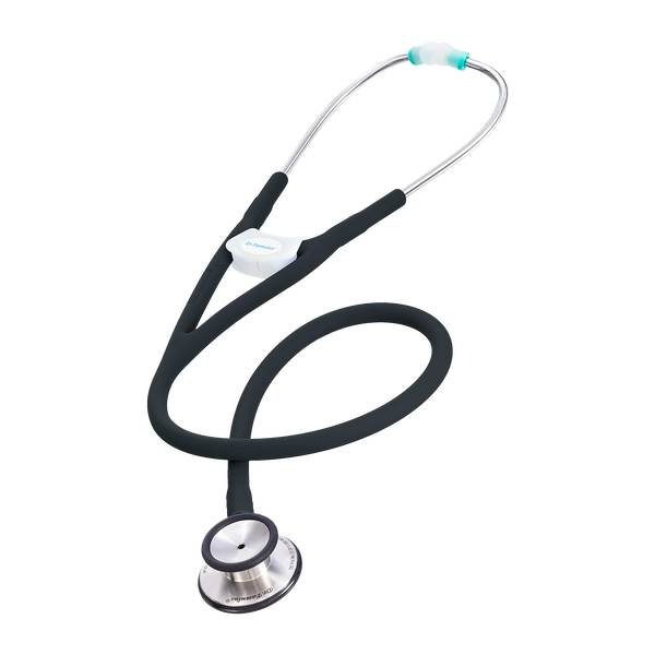 Dr. Famulus Stetoskop DR510  black Stetoskop następnej generacji - podwójne światło przewodu głowica internistyczna.