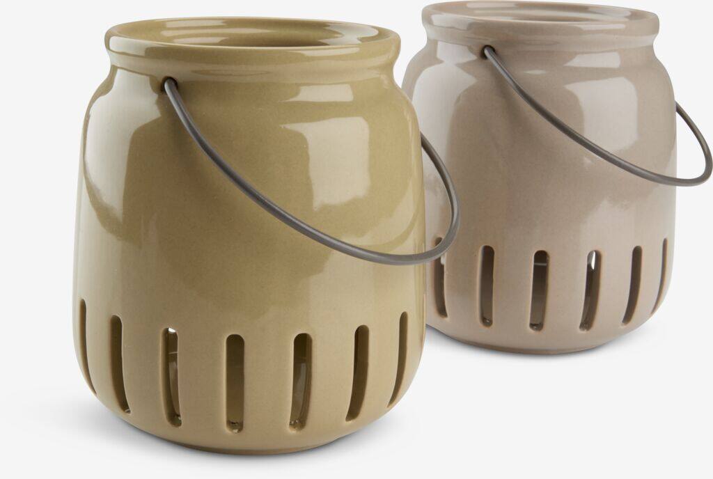 FISKEGRE lanterne Ø11xH12cm mix