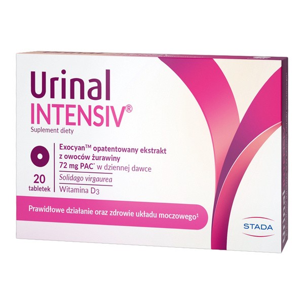 Urinal Intensiv, tabletki, Solidago virgaurea, 20 szt.