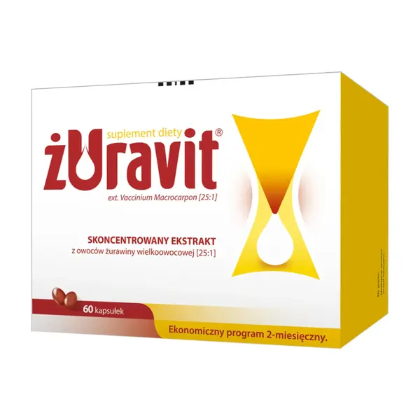 Żuravit, kapsułki elastyczne, 60 szt.