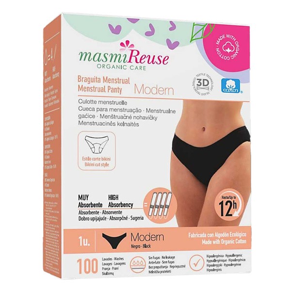 Masmi Reuse Modern, Majtki menstruacyjne, rozmiar XL, 1 szt.