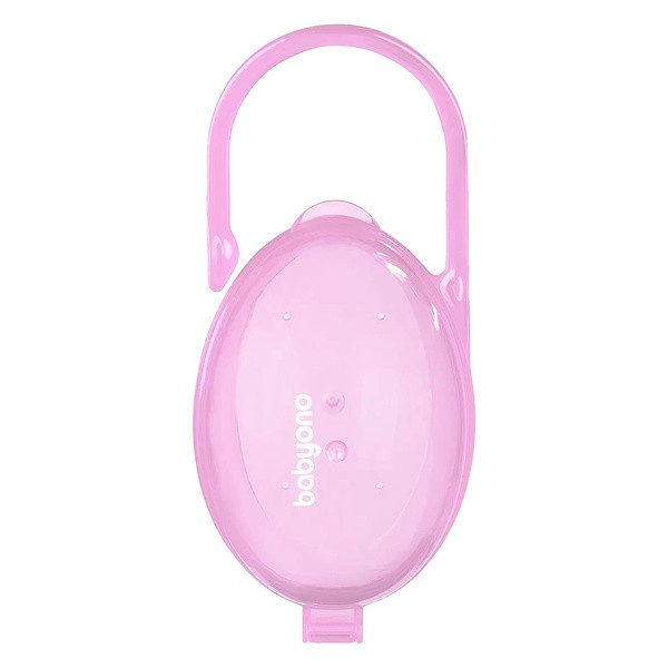 BabyOno, pojemnik na smoczek, kolor różowy, 1 szt.