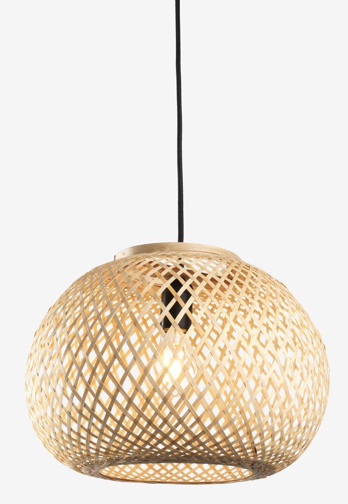 SIGVARD SIGNARD hængelampe Ø35xH26cm bambus