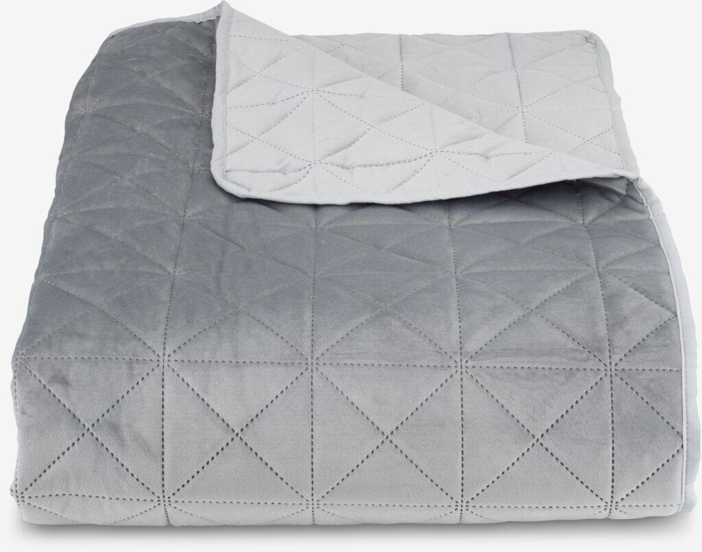 ENGBLOMME Sengetæppe ENGBLOMME 220x240 grå