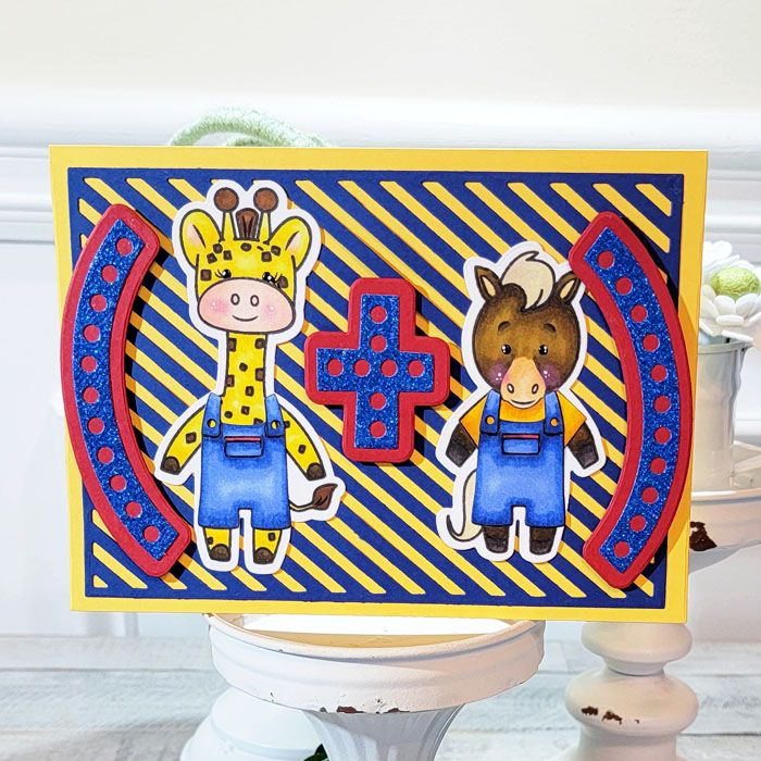 Little Peeps Giraffe & Horse Clear Stamp Set