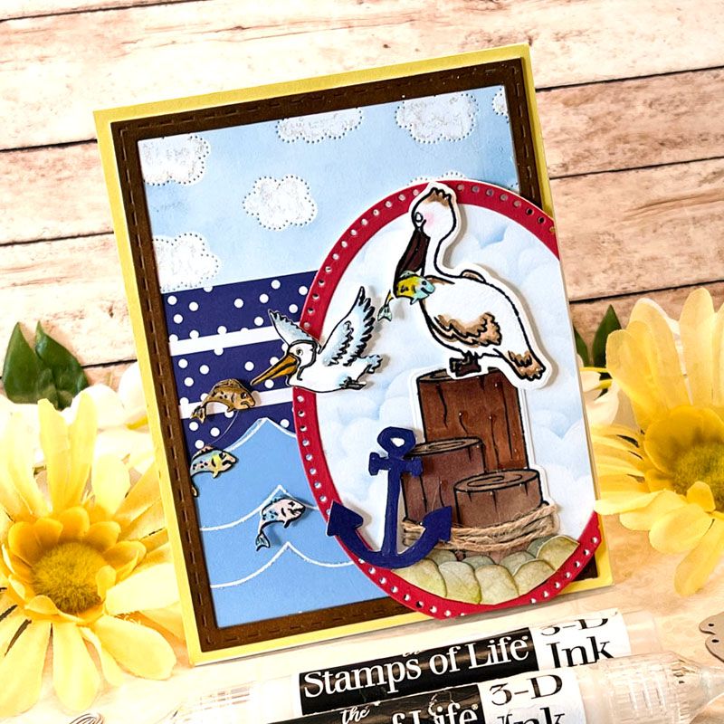 morepelican2stamp Clear Stamp Set