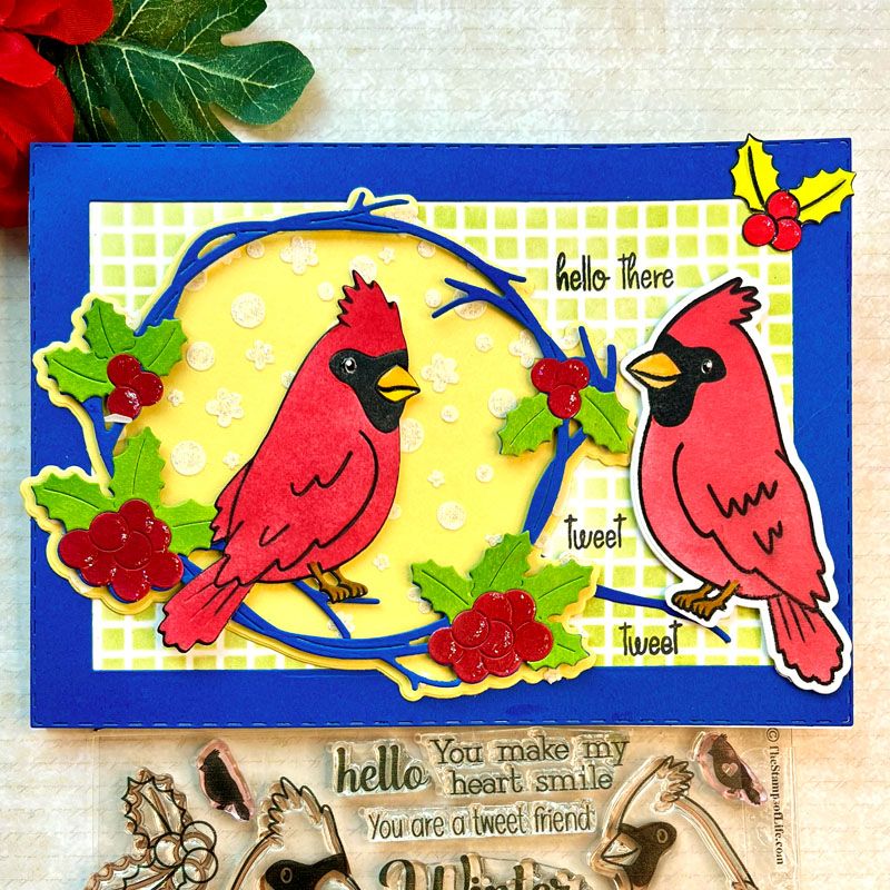More Winter Birds Clear Stamp Set of 12