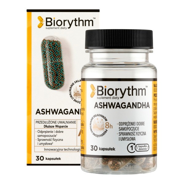 Biorythm, Ashwagandha, kapsułki, 30 szt.
