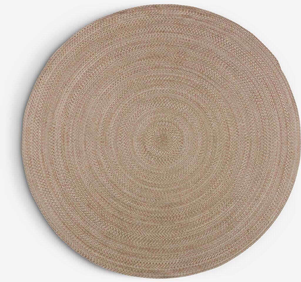 MASKROS Tæppe MASKROS Ø160 taupe/beige