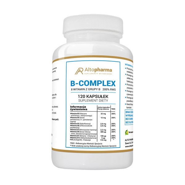 B Complex 200% RWS, kapsułki, 120 szt.