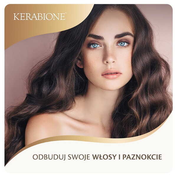 Kerabione, dla włosów, paznokci, skóry, kapsułki, 60 szt.