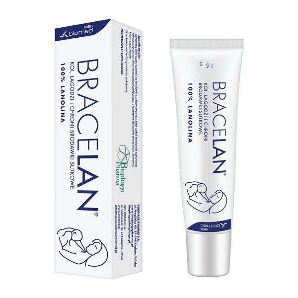 Bracelan, maść na brodawki sutkowe, 15 g