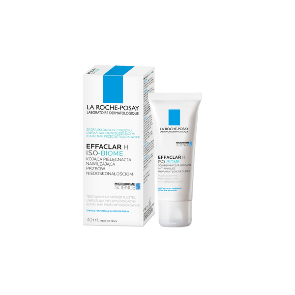 La Roche-Posay Effaclar H ISO-Biome, krem nawilżający do twarzy, 40 ml