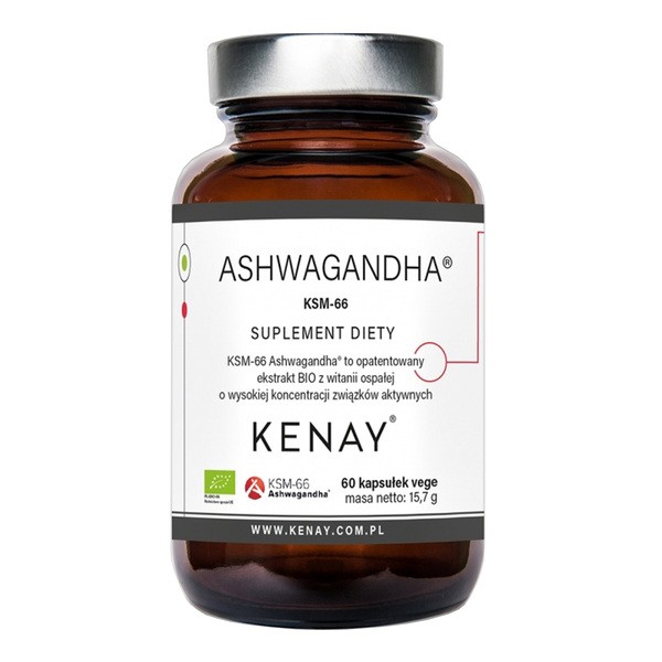 Kenay, Ashwagandha KSM-66, kapsułki, 60 szt.