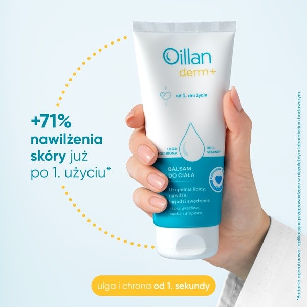 Oillan Derm+, balsam do ciała, 200 ml