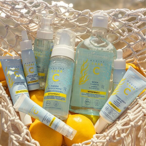 Bielenda C Marine Care, hydro-roller pod oczy głęboko nawilżająco-kojący, 15 ml