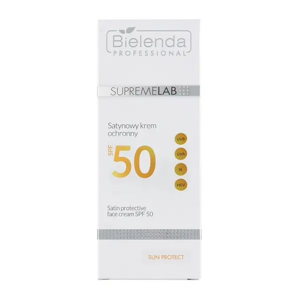 Bielenda Professional SupremeLab, satynowym krem ochronny SPF 50, 50 ml
