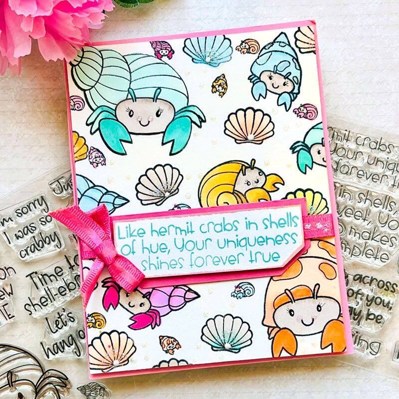 Hermit Crab Sayings Clear Stamp Set