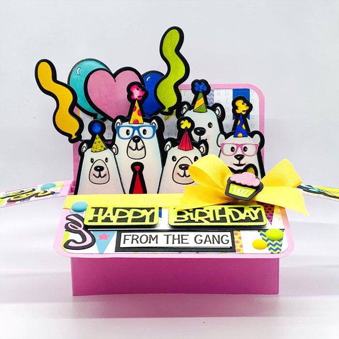beargang2stamp Clear Stamp Set of 7