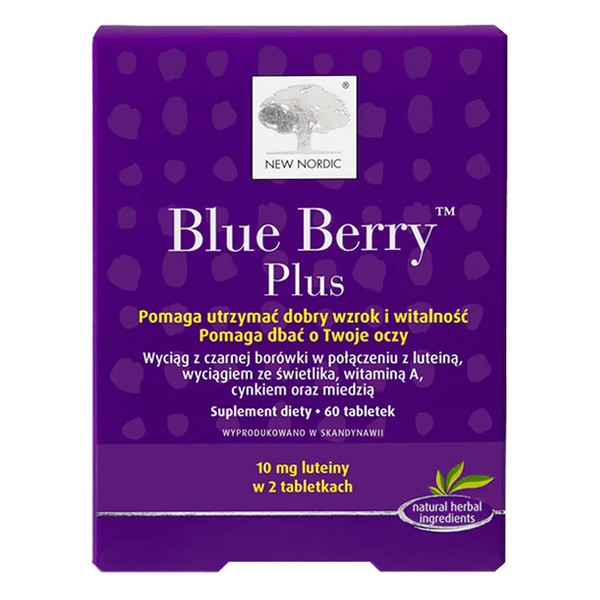 Blue Berry Plus, tabletki,  60 szt.