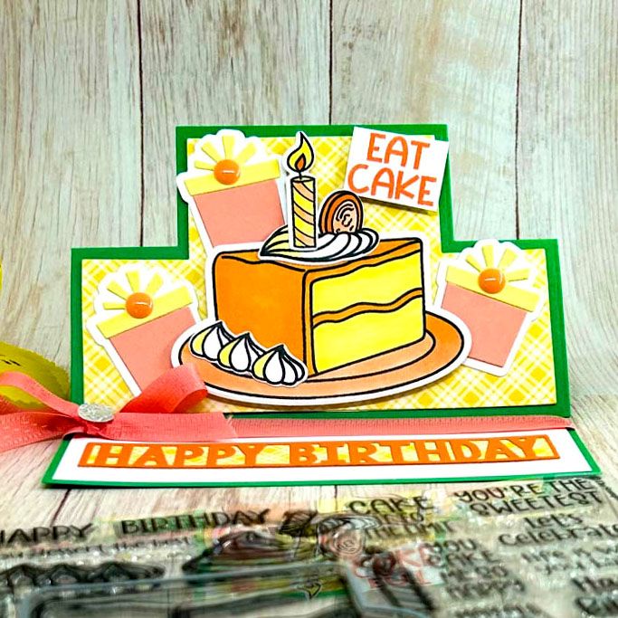 pieceofcake2stamp Clear Stamp Set