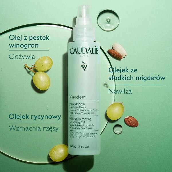 Caudalie Vinoclean, olejek do demakijażu,  75 ml